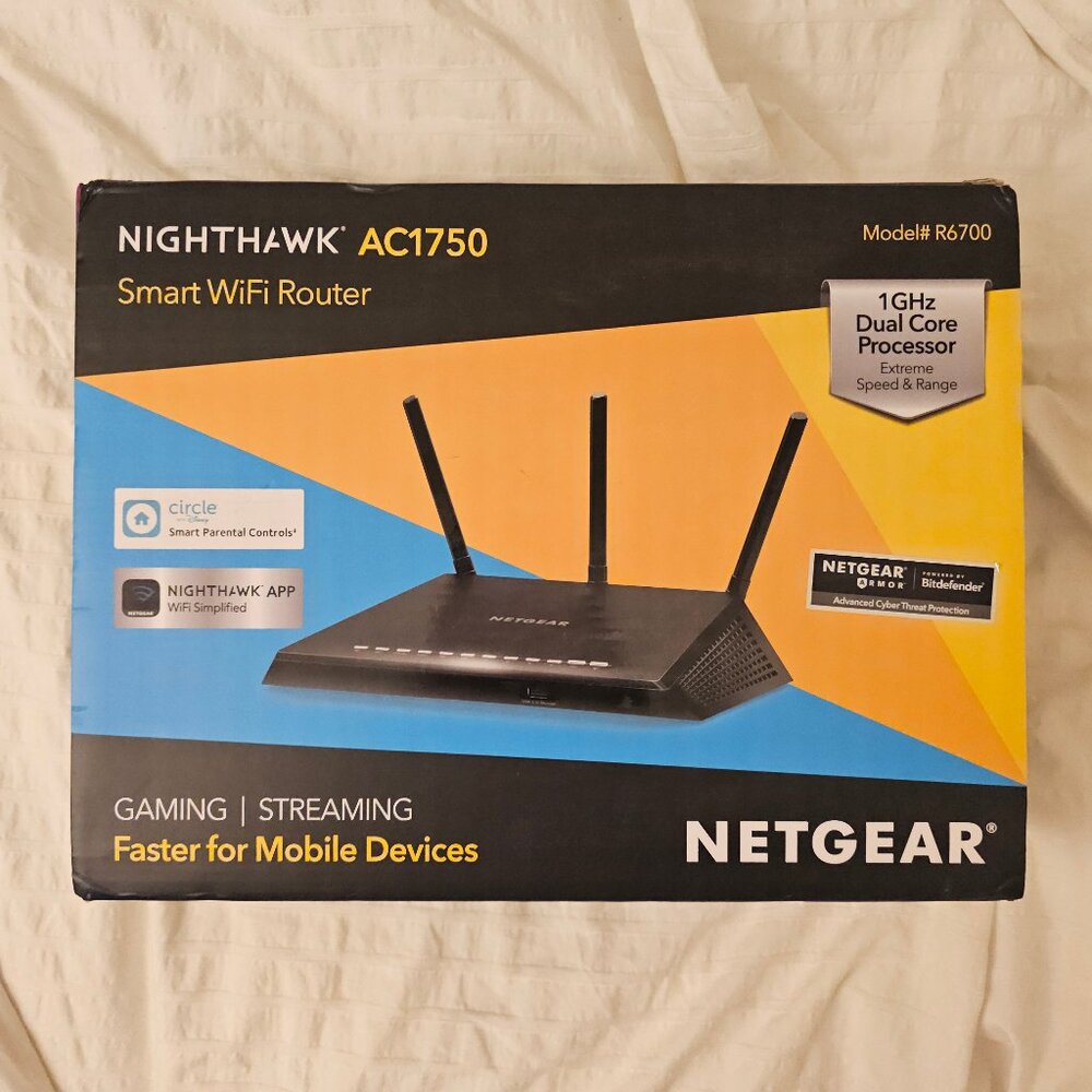 Netgear Nighthawk AC1750 Wifi Router - R6700